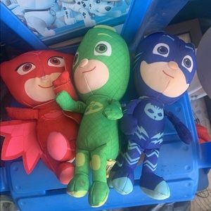 Pj mask character stuffies